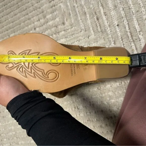 Free People Rue Brown Suede Slouch Western Boots Knee High EU 38 US 8 NWOB - Picture 14 of 14